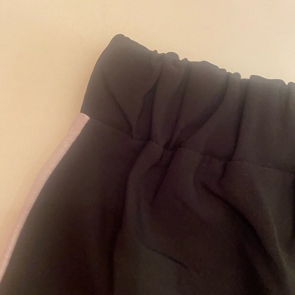 Piazza Italia Black Side Stripe Woman’s Ner-Bianco Pants Trousers Size Small - Picture 3 of 10